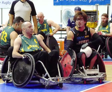 車いすラグビー日本、豪州に勝つ