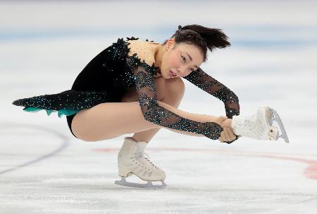 フィギュア女子、本郷は５位