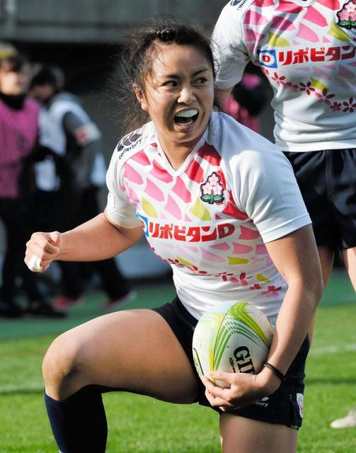 ラグビー女子セブンズ　無念の逆転負け