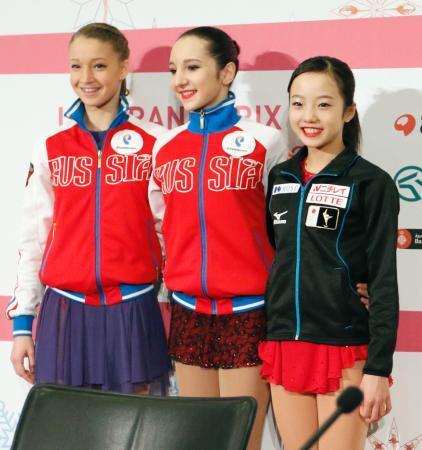 ジュニアのフィギュアで本田３位