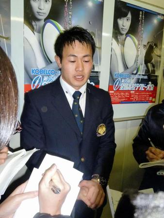 ２トライを挙げる活躍で勝利に貢献した筑波大ＷＴＢ・福岡