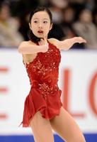 女子フリーで演技する本田真凜＝北海道・真駒内セキスイハイムアイスアリーナ