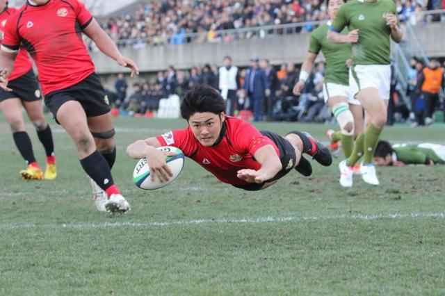 帝京大７連覇王手！１年生竹山４トライ