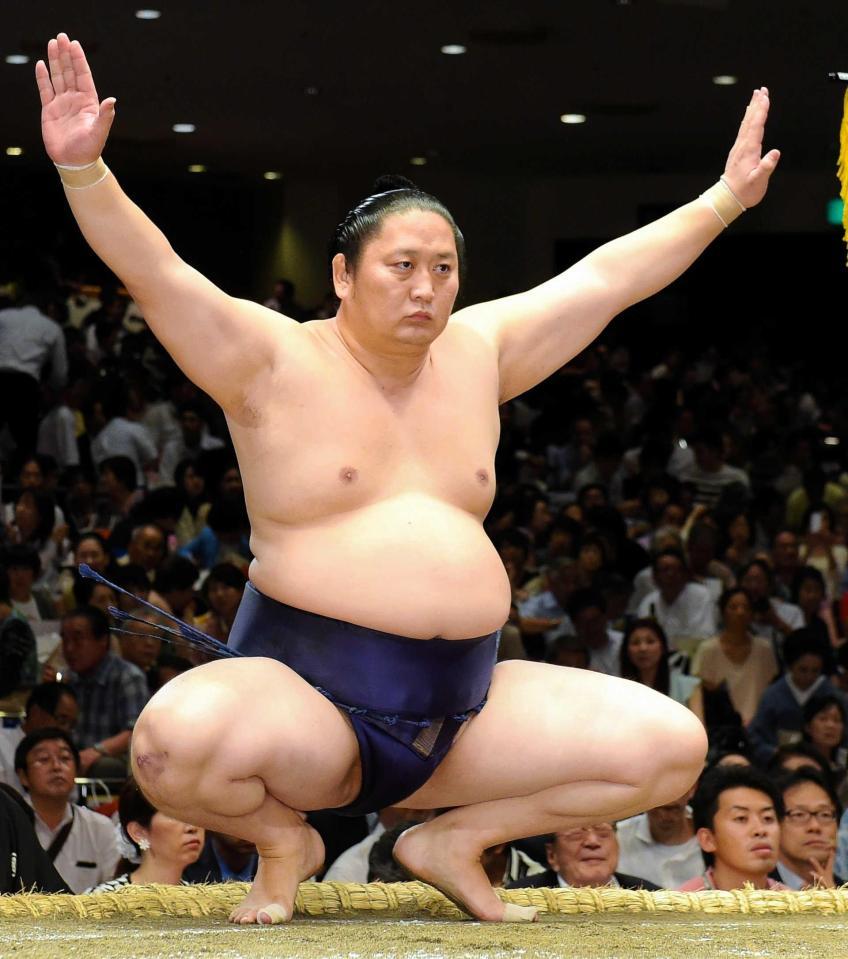 　昨年の九月場所で土俵にあがる時天空