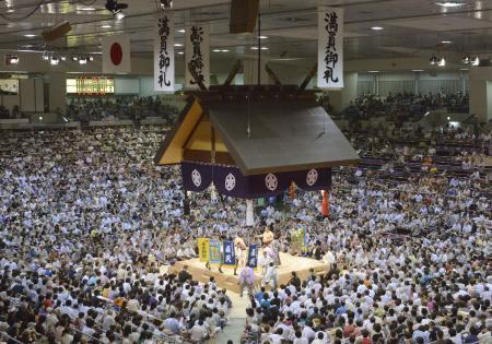 　大相撲名古屋場所が毎年開催されている愛知県体育館＝２０１４年７月、名古屋市中区