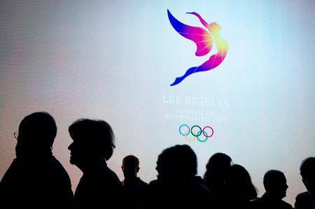 ロスは天使エンブレム、五輪招致