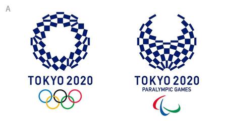 　２０２０年東京五輪・パラリンピックの大会公式エンブレムの最終候補・Ａ案（共同）