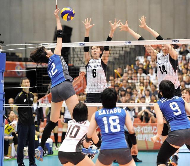 女子バレー　日本、韓国に敗れ２勝１敗