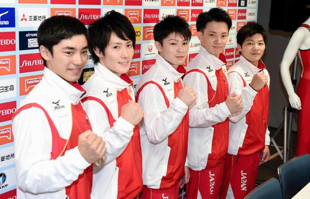 男子体操五輪代表　田中佑ら５人が決定