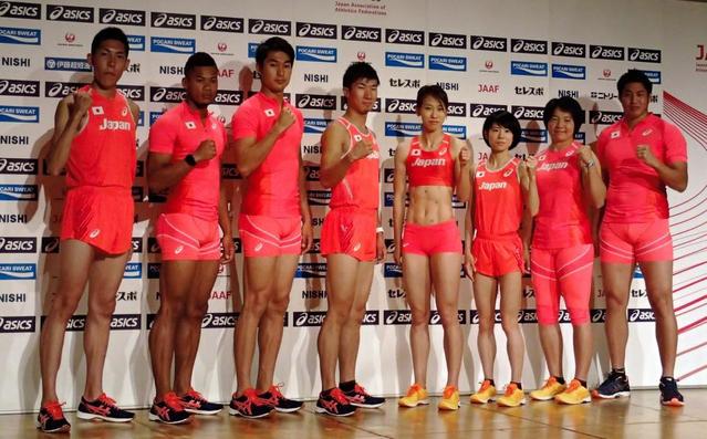 陸上五輪ユニホーム発表 イメージは朝日 スポーツ デイリースポーツ Online