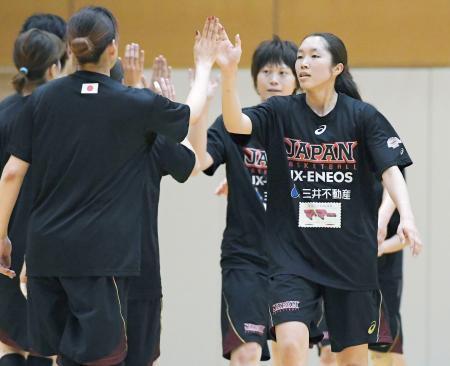 バスケ女子日本代表「得点狙う」