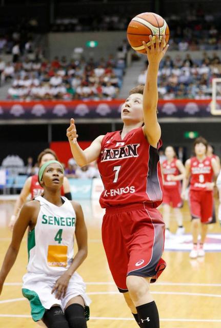 バスケ日本女子はセネガルに快勝 栗原の３点シュートで逆転 スポーツ デイリースポーツ Online