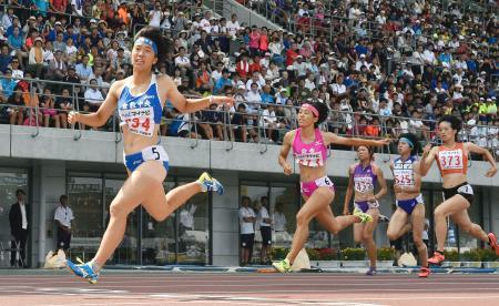 高校総体、斎藤が女子短距離３冠