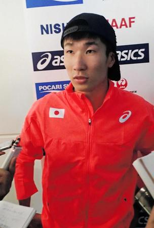 　フランスへ出発した桐生祥秀