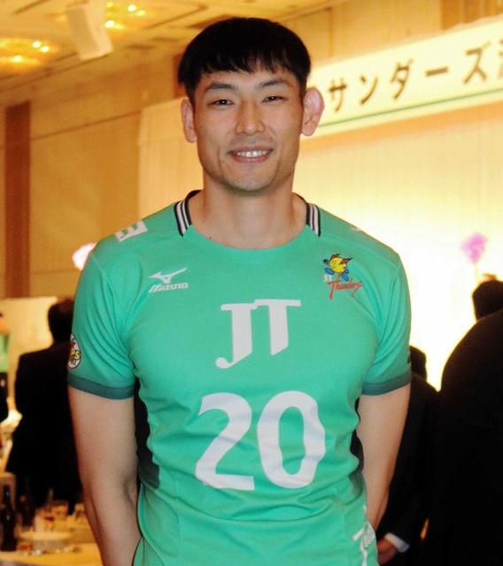 カープのように…ＪＴ筧本が飛躍誓う　バレーボール・プレミアリーグ２２日開幕