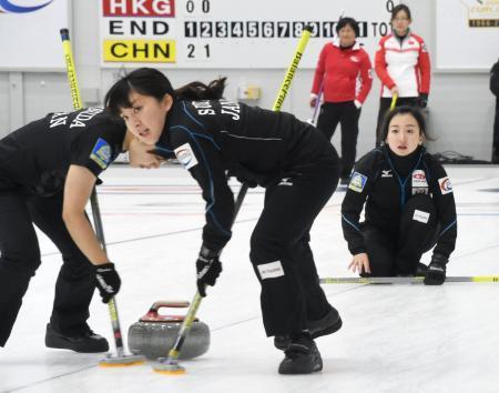 カーリング、日本女子３連勝 男子は初黒星、ＰＡ選手権