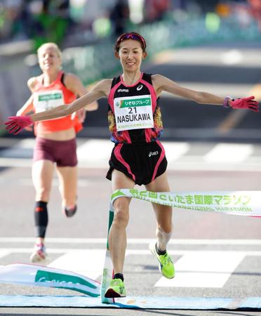 日本人最高の５位でゴールする那須川瑞穂