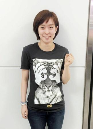 　スウェーデン・オープンから帰国した石川佳純