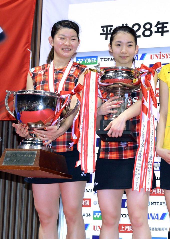 タカマツペア逆転勝ちで貫禄のV「応援が力になった」/スポーツ