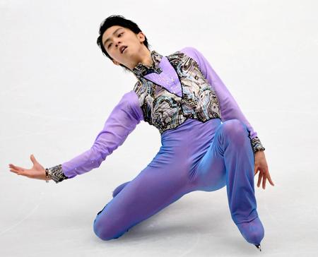 ＳＰで圧巻の演技を披露した羽生結弦