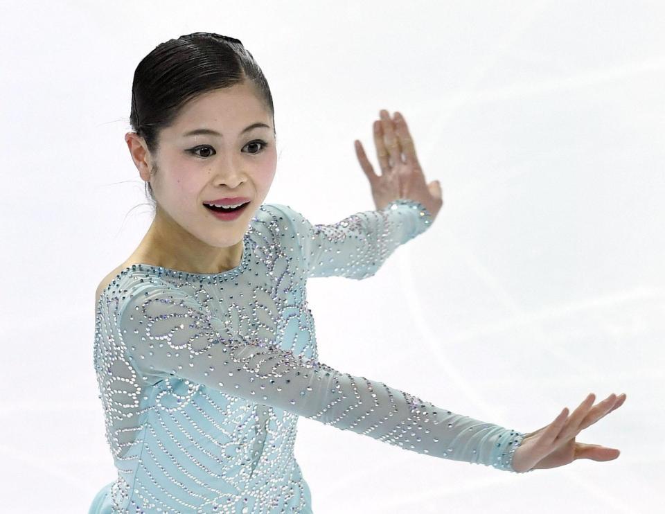 宮原知子、完璧演技でSP3位 自己ベスト74・64で笑顔/スポーツ/デイリースポーツ online