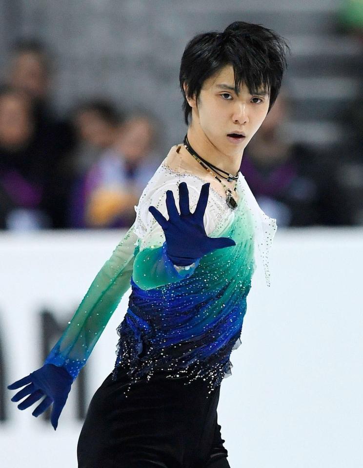 　ＧＰファイナル男子で４連覇を達成した羽生結弦のフリー（共同）