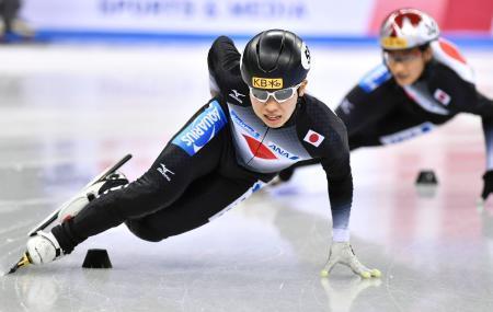 ショートトラック、千ｍ岩佐７位 Ｗ杯、吉永８位