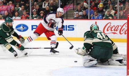 ブルージャケッツが１５連勝 北米プロアイスホッケー