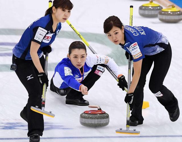 母マリリン平昌五輪あと２勝「一戦一戦大事に戦う」ＬＳ北見８戦全勝でＰＯ進出