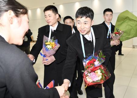 冬季アジア、北朝鮮が選手村入り １８日に入村式