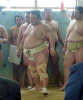 連合稽古に参加した琴奬菊