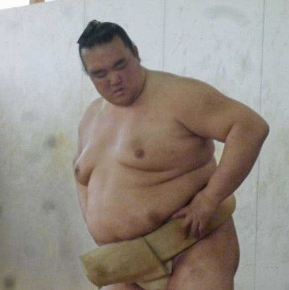 連合稽古に参加した稀勢の里