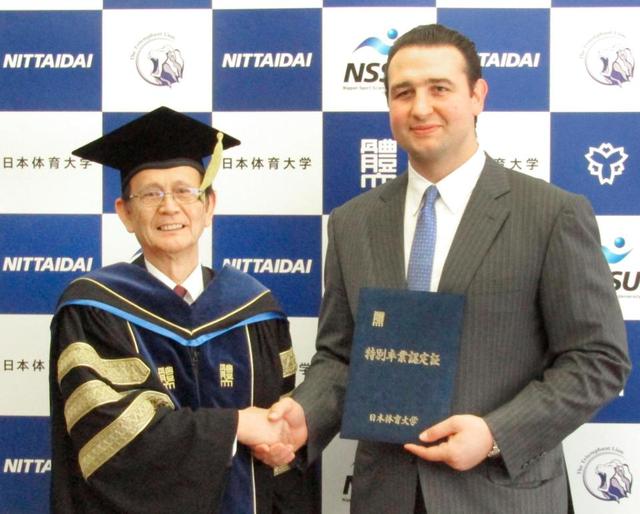 元大関琴欧洲が日体大“卒業”　相撲協会の業務と両立難しく特例