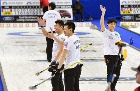 SC軽井沢クは3勝2敗 世界カーリング男子第3日