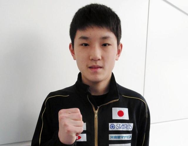１３歳・張本「金メダル狙う」　アジア選手権へ出発　好調・楽天にニンマリ