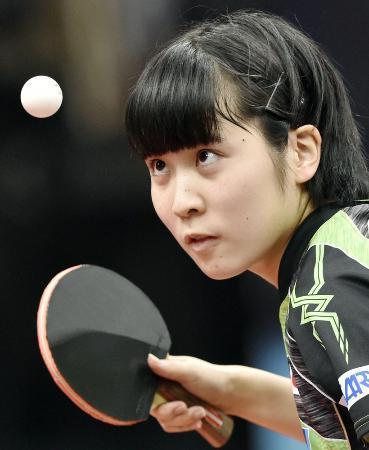 平野美宇、自己最高８位に浮上 卓球の世界ランク