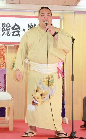 稀勢の里「完全復活目指す」 地元茨城で激励会