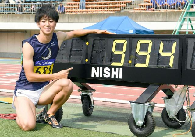 関学大・多田、追い風参考９秒９４！国内レース日本人初「間違いなんかなと」