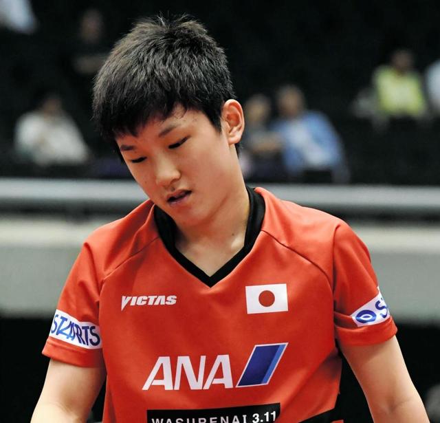１３歳・張本智和　中国選手に敗れ、３回戦でシングルス敗退