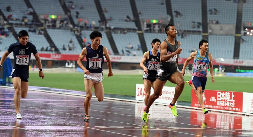 サニブラウンが10秒05の自己ベストで初優勝/スポーツ/デイリー ...