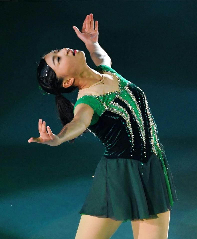 坂本花織が新フリー アメリ を披露 ドリーム オン アイス スポーツ デイリースポーツ Online