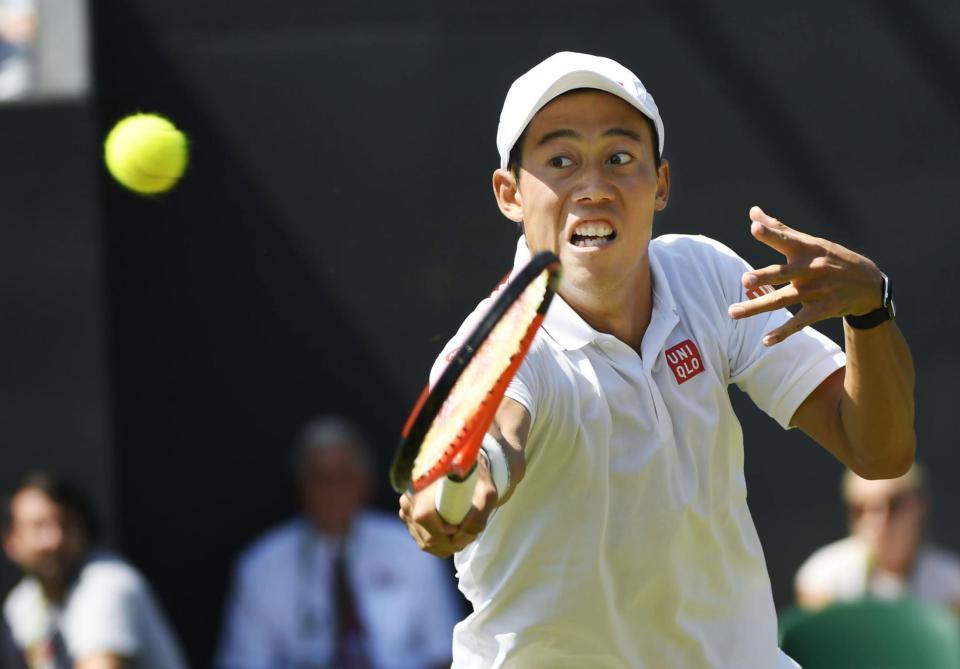 錦織圭 ３回戦で敗退 ２年連続ベスト１６はならず 第４セット サーブミスで崩れる スポーツ デイリースポーツ Online