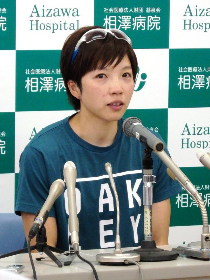 　平昌五輪への意気込みを語る小平奈緒