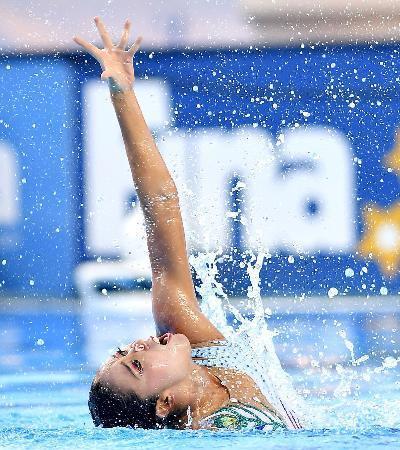 シンクロ・ソロＦＲ乾は予選４位 世界水泳第４日