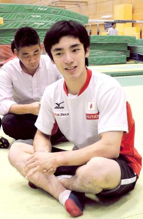 世界選手権に向け意気込みを語る白井健三