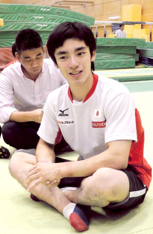 世界選手権に向け意気込みを語る白井健三