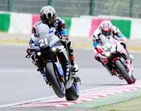 　２分６秒７７９のトップタイムを出したヤマハファクトリーレーシングチーム・中須賀克行＝鈴鹿サーキット（撮影・神子素慎一）