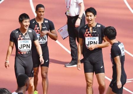 陸上 男子１６００メートルリレーで初の銀 佐藤 メダル取れたのは収穫 スポーツ デイリースポーツ Online