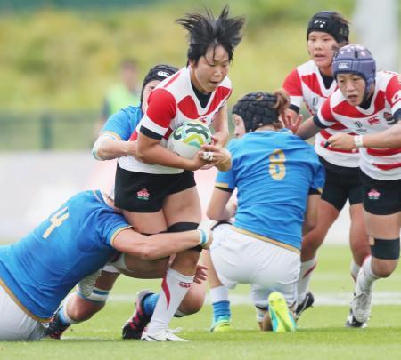 ラグビー女子、イタリアに敗れる Ｗ杯アイルランド大会