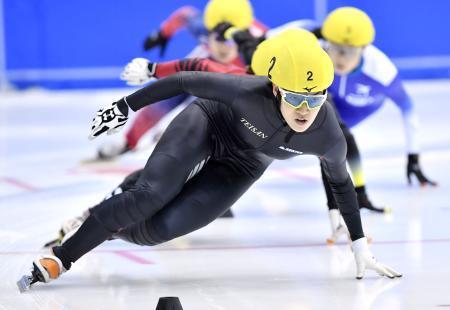 スケート女子千五百ｍで神長１位 ショートトラックＷ杯選考会